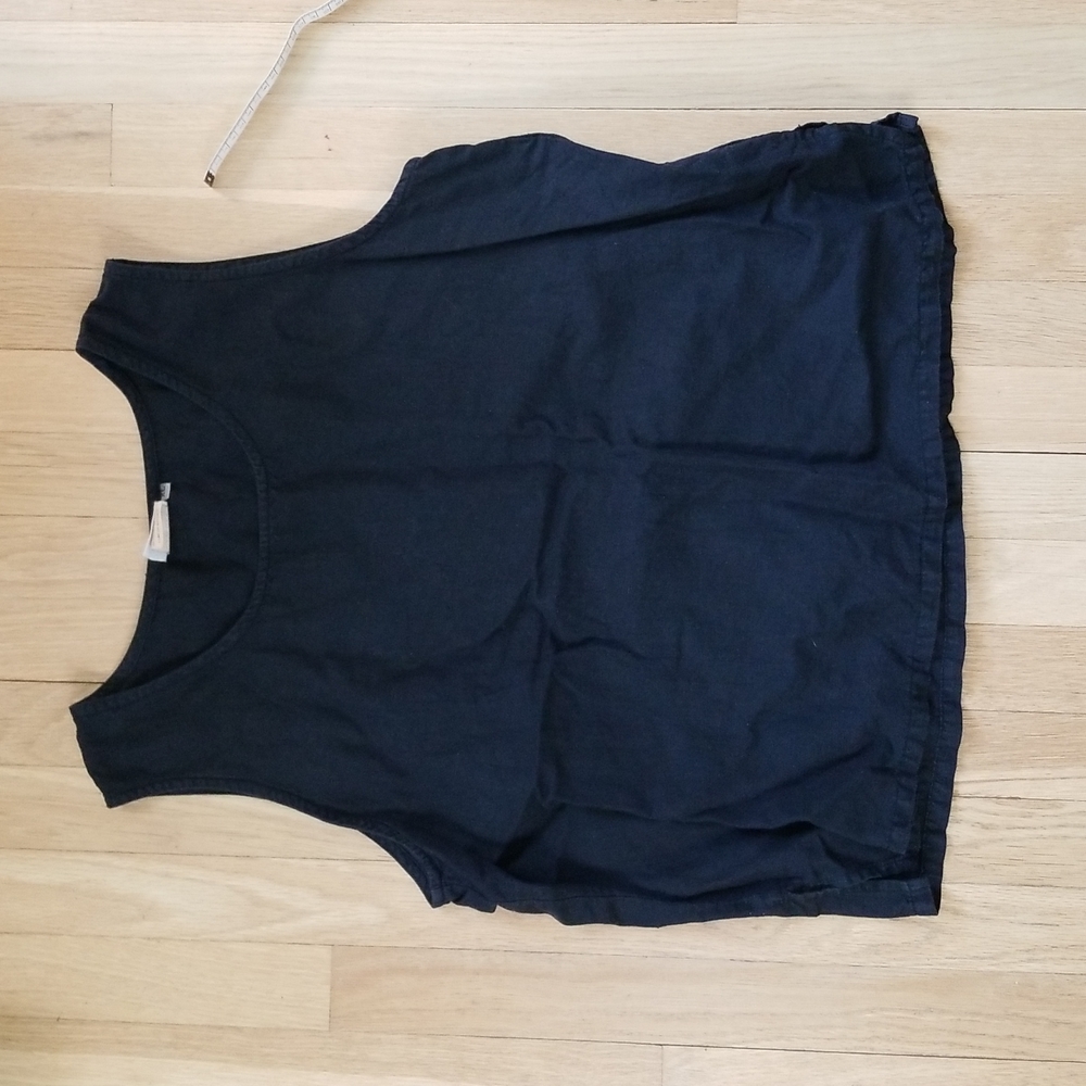 Hot Cotton linen/cotton blend top, size xl